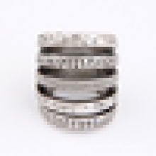 Diseño simple anillo de aleación de acero inoxidable para hombres y mujeres